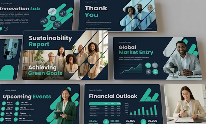 design an investor pitch deck design