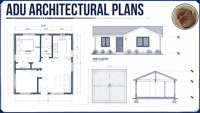 design adu plans, floor plans and permit drawings for construction