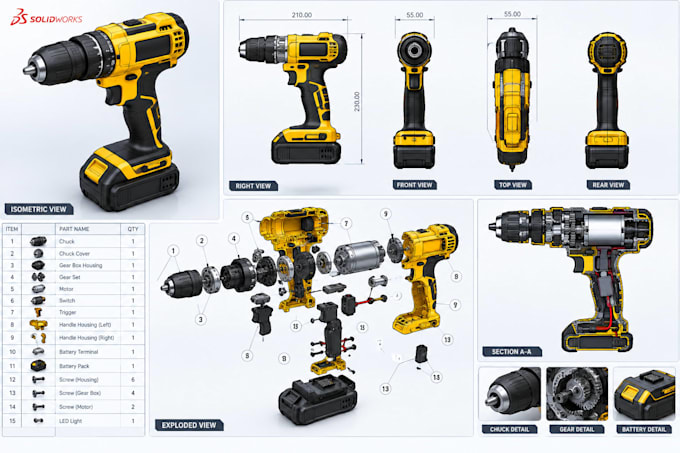 Step For Injection 3d cad design product design industrial mechanical design step for ...