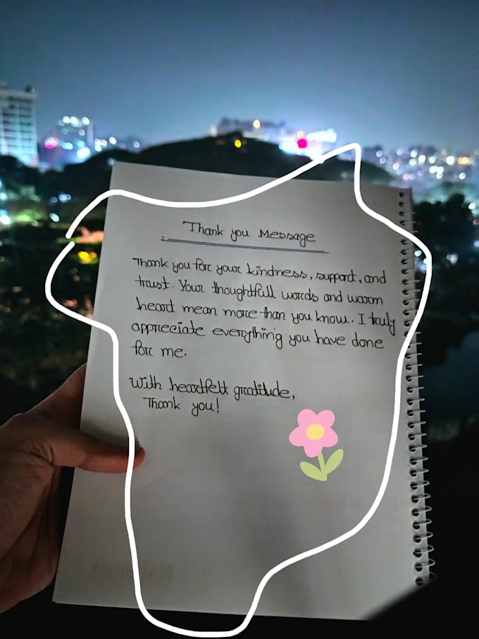 provide neat and clean handwritten notes