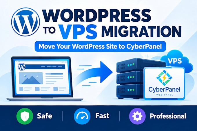 migrate your wordpress website to vps cyberpanel
