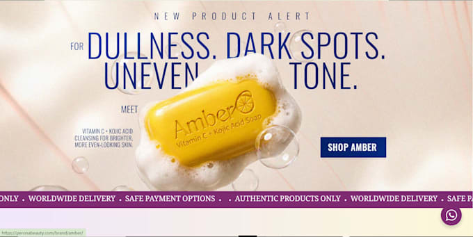 design skincare shopify store beauty cosmetics website makeup store