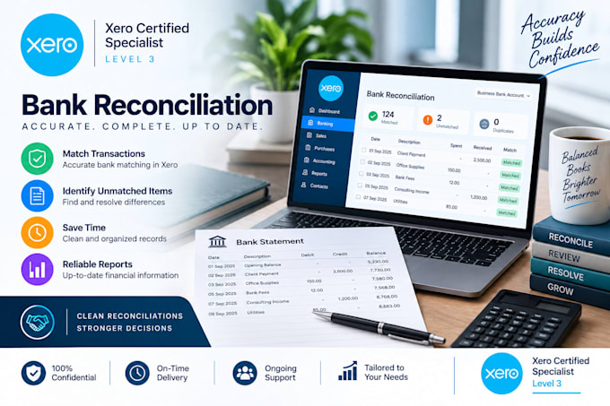 do xero bookkeeping, reconciliation and accounting