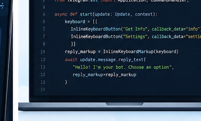 develop and customize a telegram bot with python