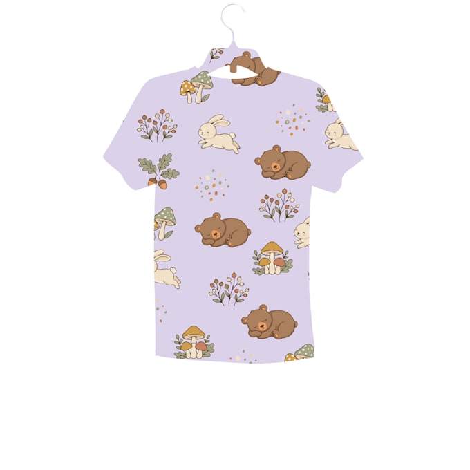 design cute seamless baby pattern for kid