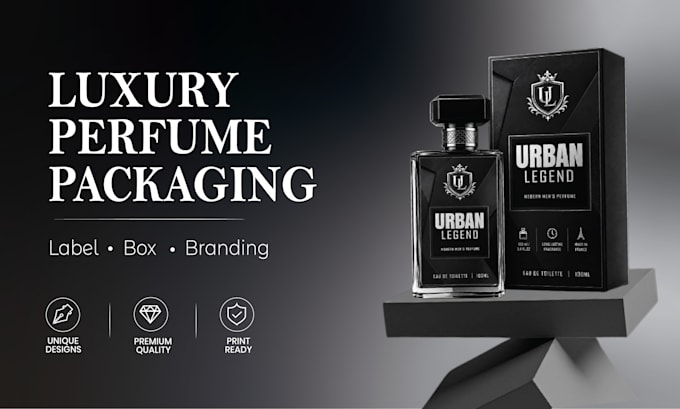 do perfume packaging, label design, 3d box mockup