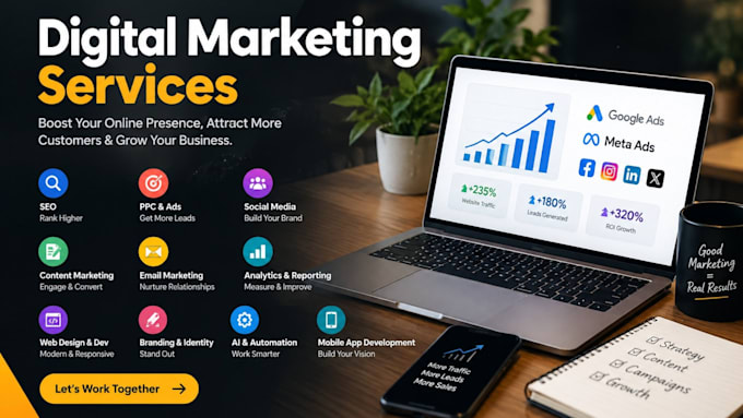 be your content creator and digital marketing manager