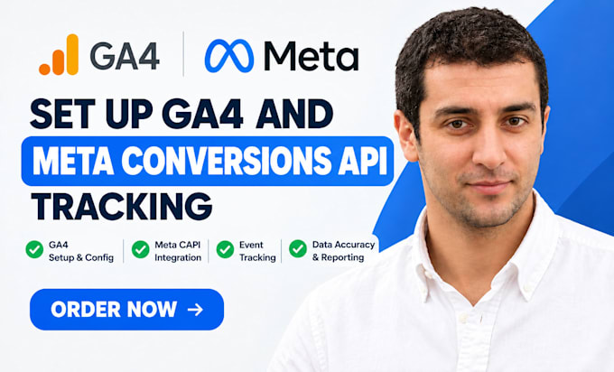 set up ga4 and meta conversions API tracking