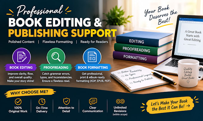 do line edit paperback journal formatting profreading interior layout design