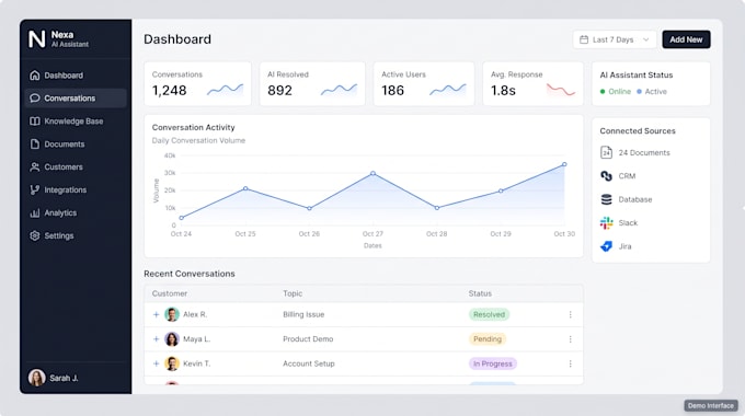 develop a custom ai chatbot and llm application