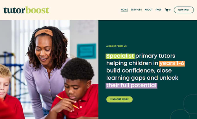 build squarespace tutor website teacher website online course website