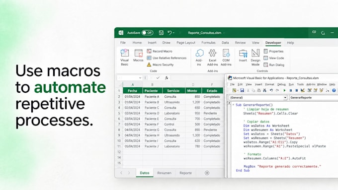 automate excel workflows, reports and dashboards