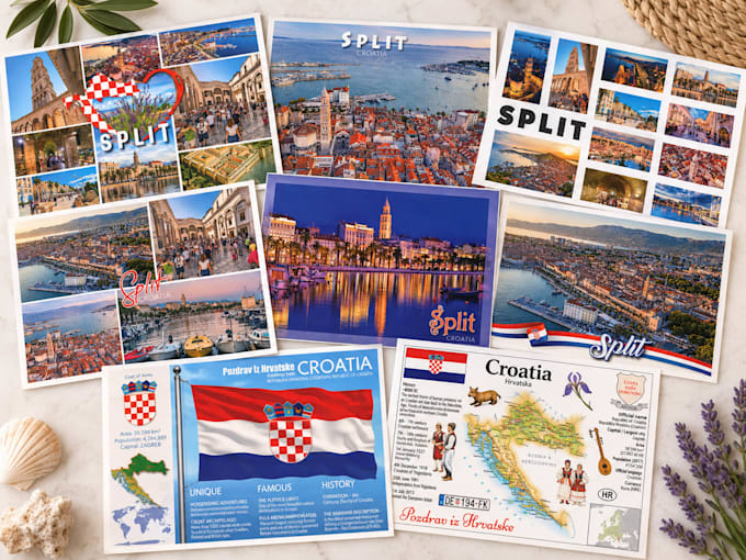 send you a handwritten postcard from croatia