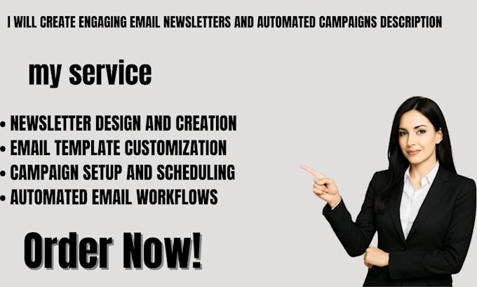 create engaging email newsletters and automated campaigns
