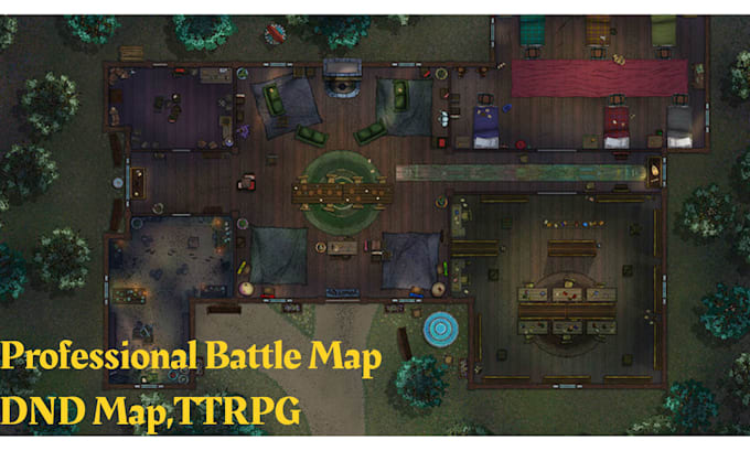 create custom dnd battle maps, ttrpg maps and fantasy rpg maps