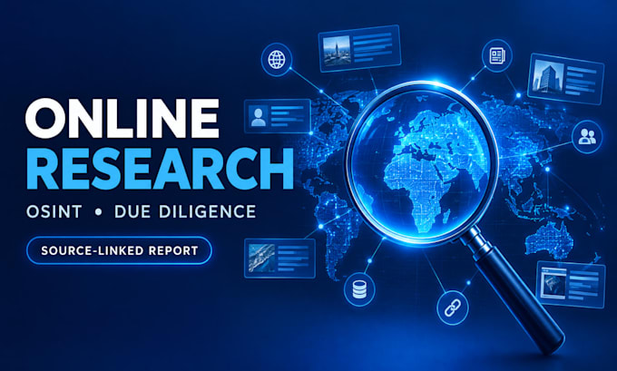 conduct lawful osint research and online due diligence