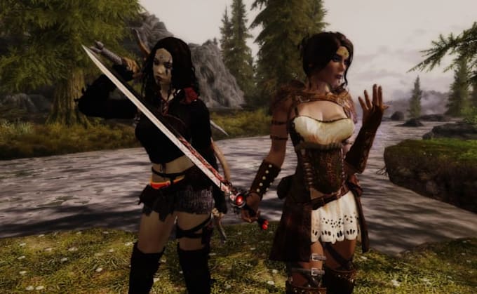 create edit or port custom skyrim mod weapon and armor or fallout 4 game mods