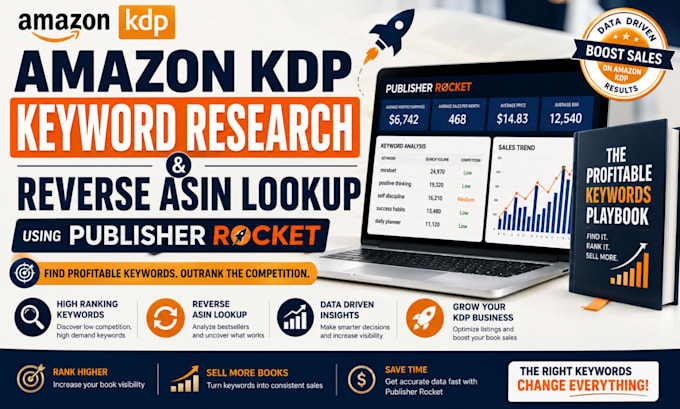 do amazon kdp keyword research and reverse asin lookup using publisher rocket