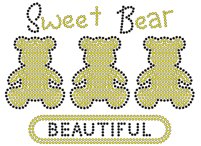 create custom rhinestone template 6ss 10ss mutli color