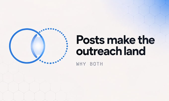 run linkedin outreach and founder content