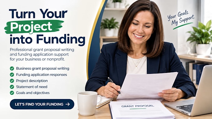 write a small business grant proposal and funding application