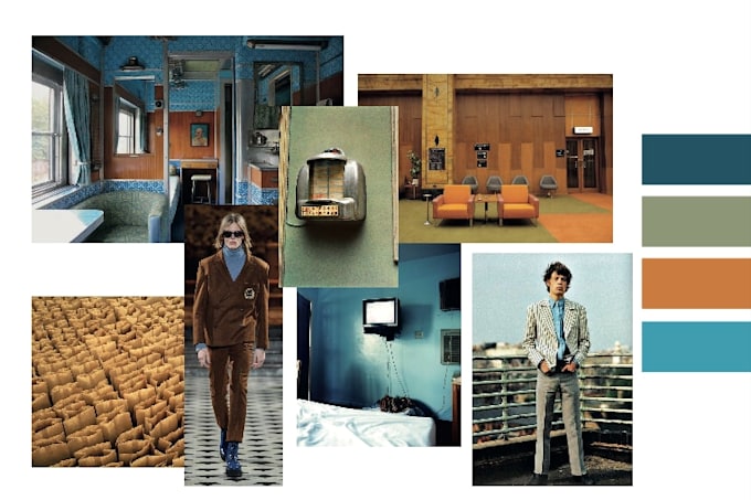 create a fashion moodboard and visual research