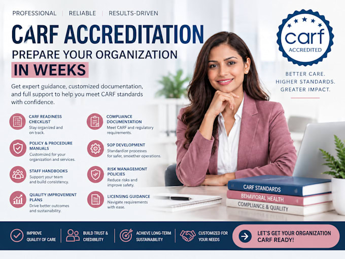 prepare your organization for carf accreditation in weeks