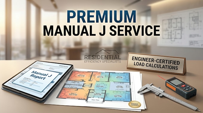 perform acca manual j hvac load calculation for residential homes