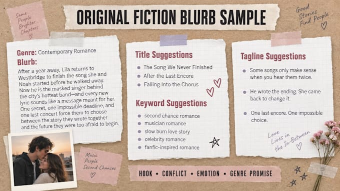 write or rewrite your book blurb to get more readers