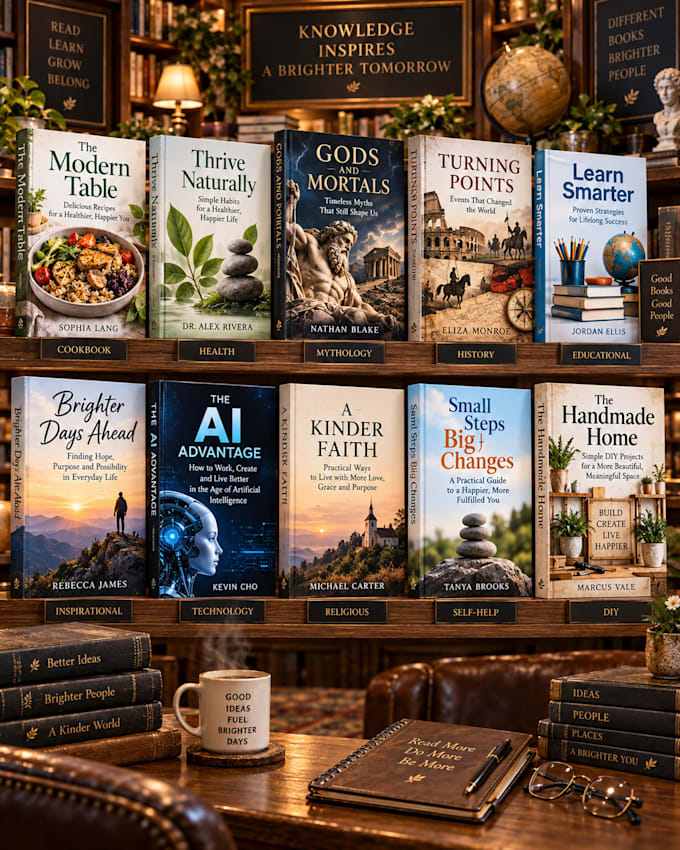design a professional nonfiction book cover