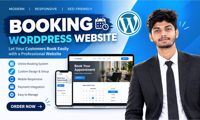 create a booking website online booking wordpress website