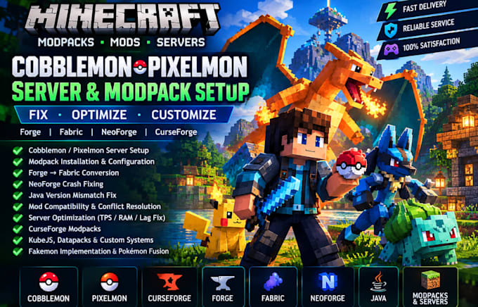 fix cobblemon pixelmon minecraft modpack server troubleshoot modpack crash