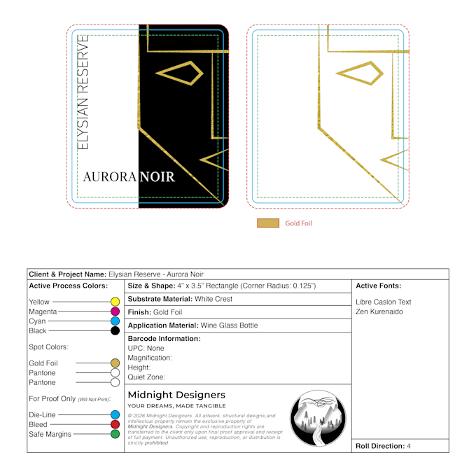 modify, edit, or update your existing artwork and label