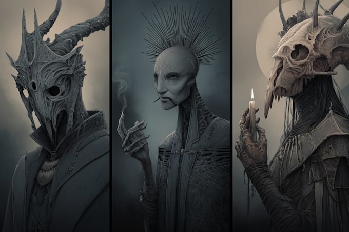 fantasy horror and fantasy horror character