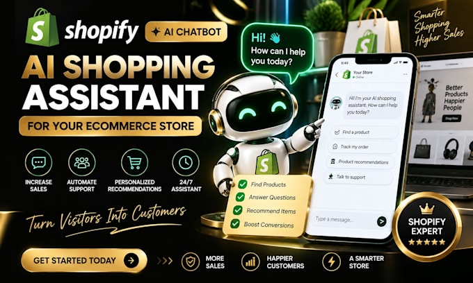 build a shopify ai chatbot and ai shopping assistant for your ecommerce