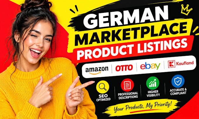 do german amazon listing, otto lisiting, german ebay lisiting, kaufland lisiting