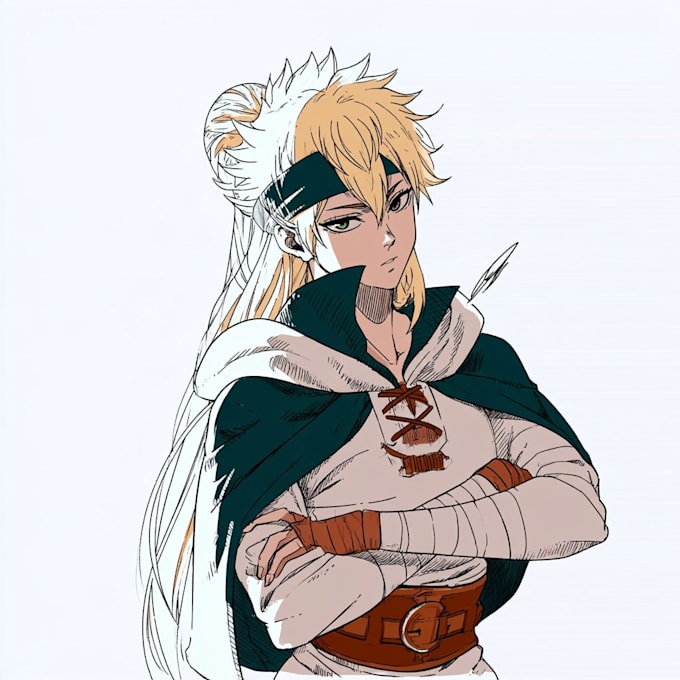 draw you an anime art style characters
