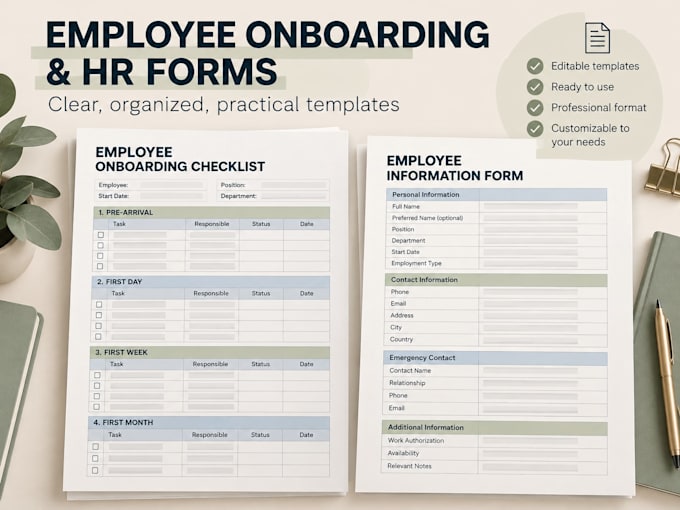 create professional HR documents and templates