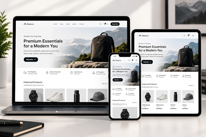 develop a custom full stack website from scratch
