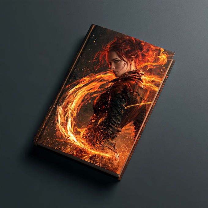 create illustrated fairytale book cover