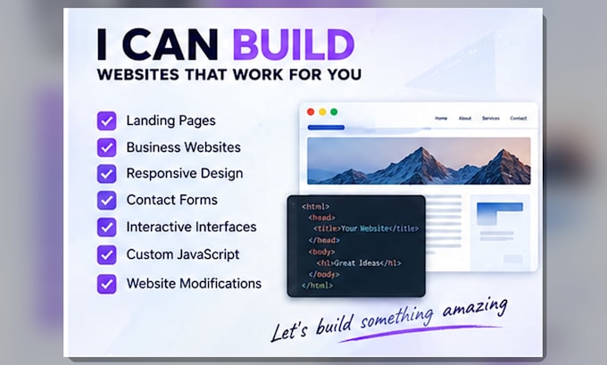 develop a responsive website using HTML CSS and javascript