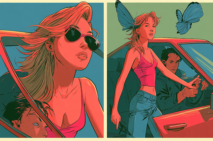 create polished comic book illustrations