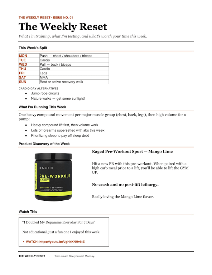 write data driven fitness and wellness content