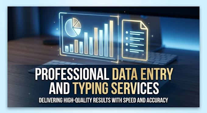 do professional data entry and office work