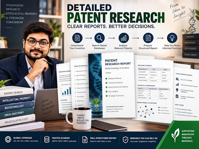 do biotechnology and life science prior art research