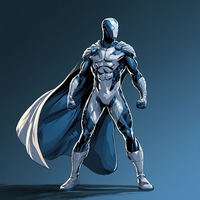 superhero character for comics