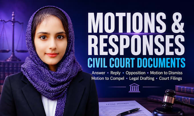 draft lawsuits, complaints, responses, small claims and discovery documents