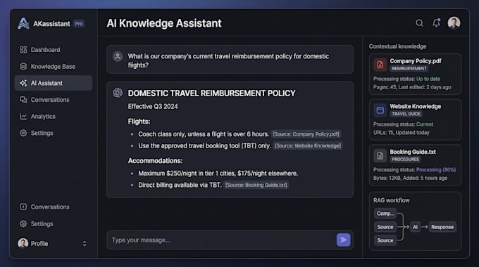 build a custom ai knowledge base chatbot for your business