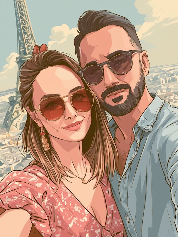 design couple portrait wedding portrait