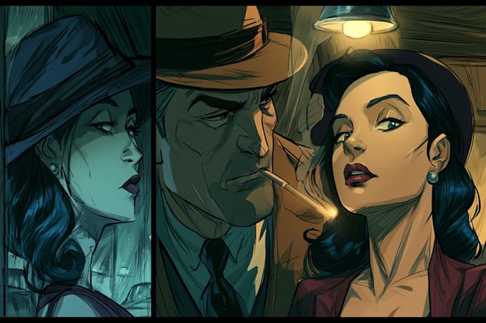 digitally color your comic book, cover or illustration